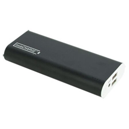 Instacharge Instacharge EL-12000U 12000 mAh Dual USB Power Bank Portable Battery Charger - Black EL-12000U
